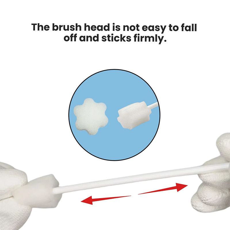 Disposable Oral Care Sponge Swabs, Cleaning Sticks, Toothbrush Sticks, Suction Brushes, Individually Packaged
