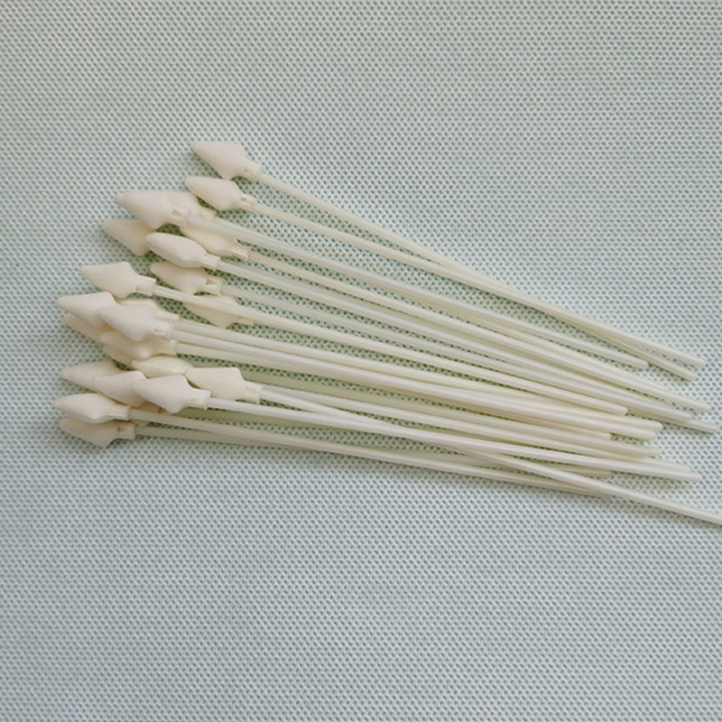 Sponge-Tipped ABS/PP Rod Long Single-Head Disposable Cotton Swabs for Application and Wiping