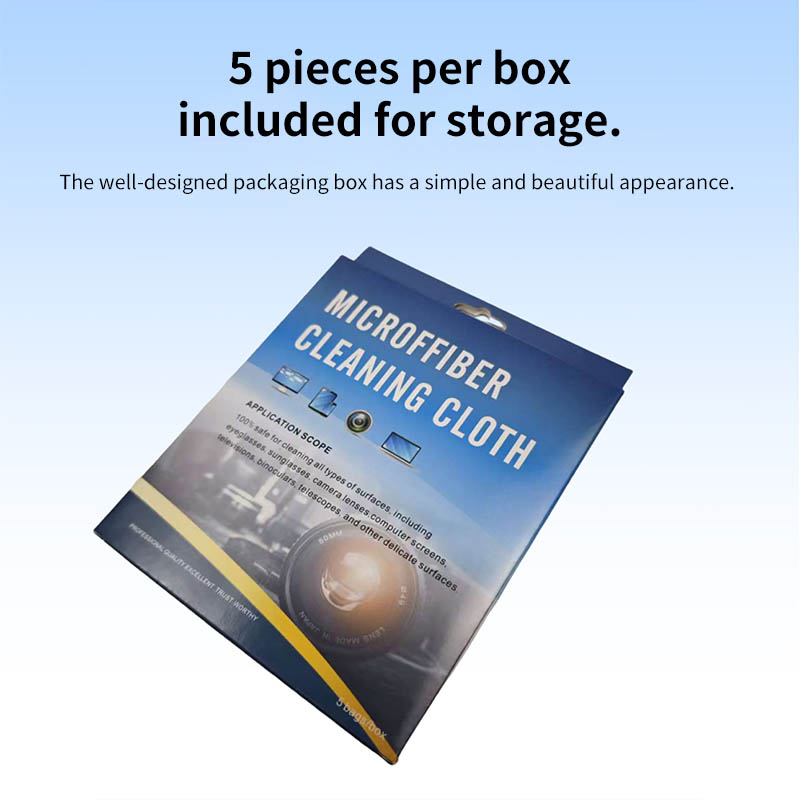 Camera Lens Cleaning Cloth, Fiber Mobile Phone Screen Cleaning Cloth, Lens Wiping Cloth, Dust-Free Cloth Box