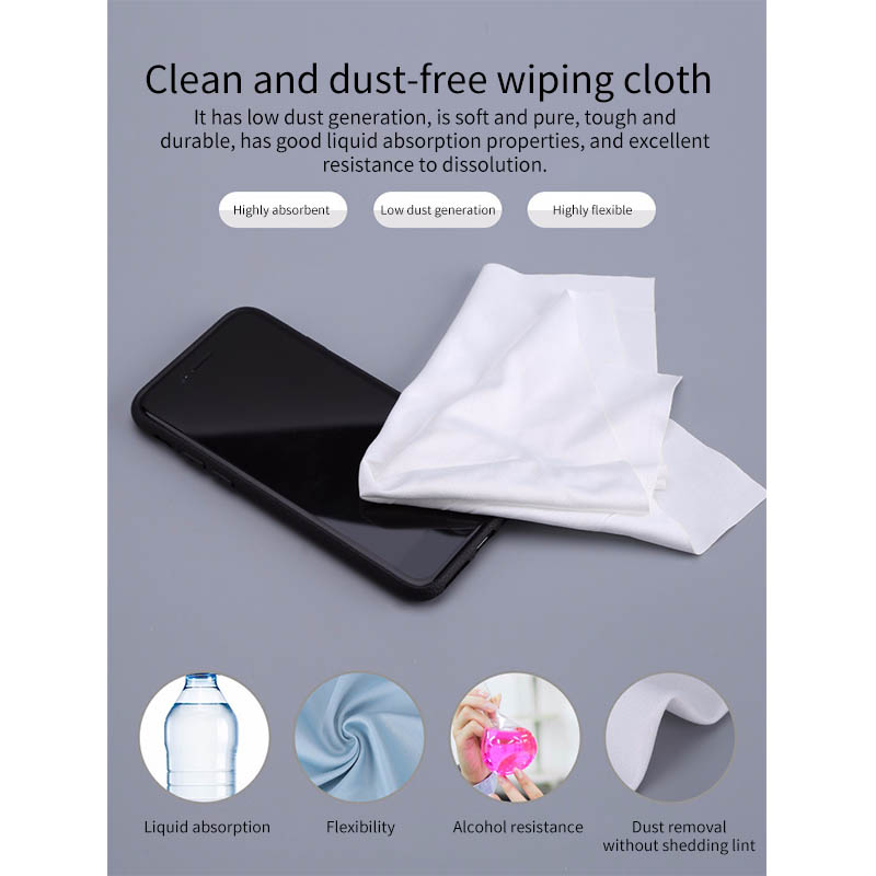 Camera Lens Cleaning Cloth, Fiber Mobile Phone Screen Cleaning Cloth, Lens Wiping Cloth, Dust-Free Cloth Box