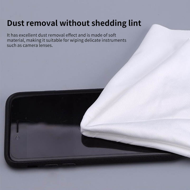 Camera Lens Cleaning Cloth, Fiber Mobile Phone Screen Cleaning Cloth, Lens Wiping Cloth, Dust-Free Cloth Box
