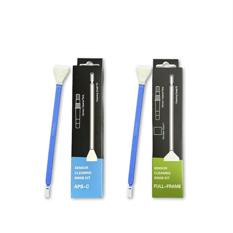 Single-Headed Sponge PP Handle Wiping Stick Sponge Dust-Free Cleaning Cotton Swab Polyester Fiber Wiping Cloth Set