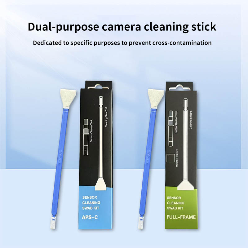 Dual-Purpose Cleaning Kit For SLR Camera CCD Sensor, 10 Swabs/Box